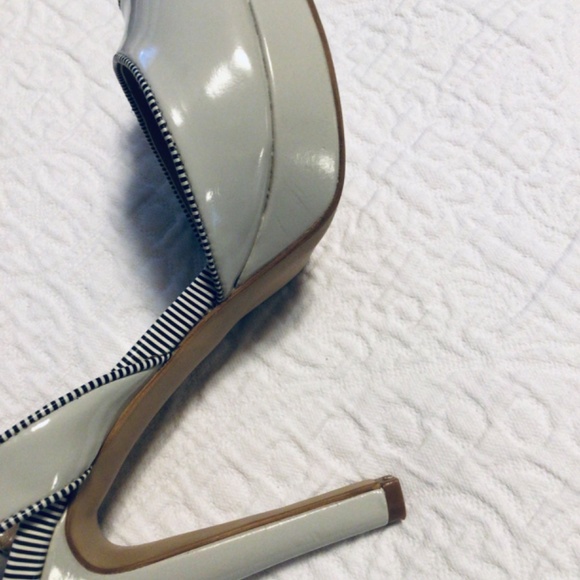 Alesya Platform High Heel Sandals Grayish White - Picture 7 of 12